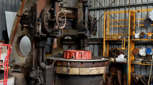 Large machining equipment in the AMJ workshop
