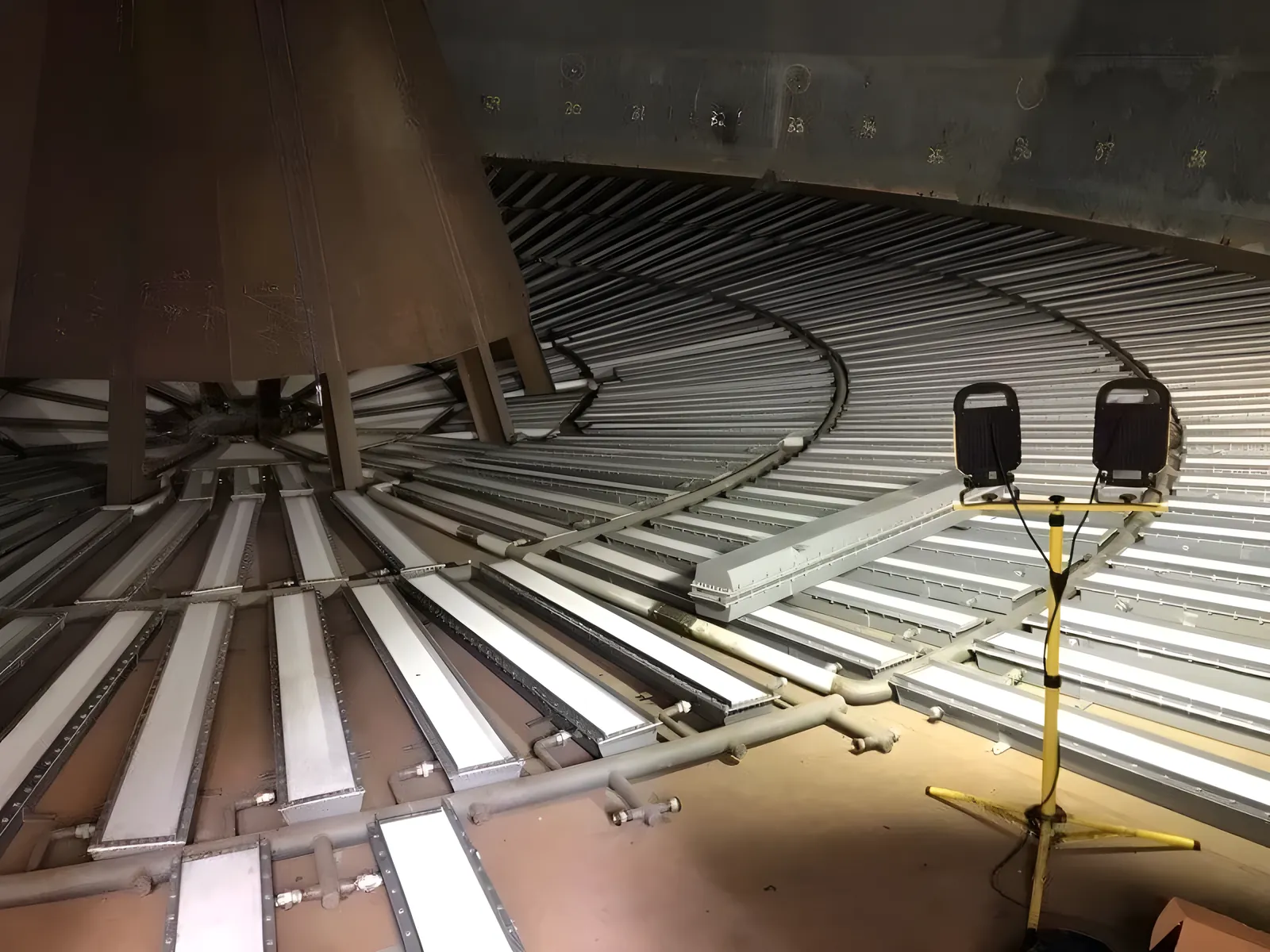 Grain Silo Conversion to Handle Storage of Cement