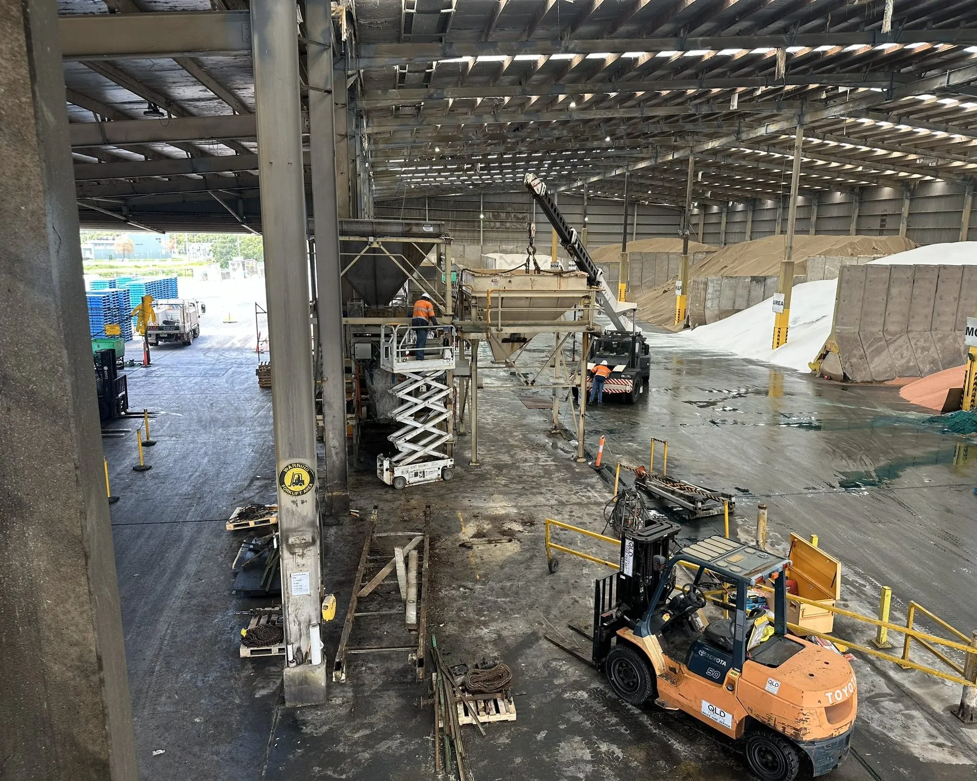 Construction and onsite work